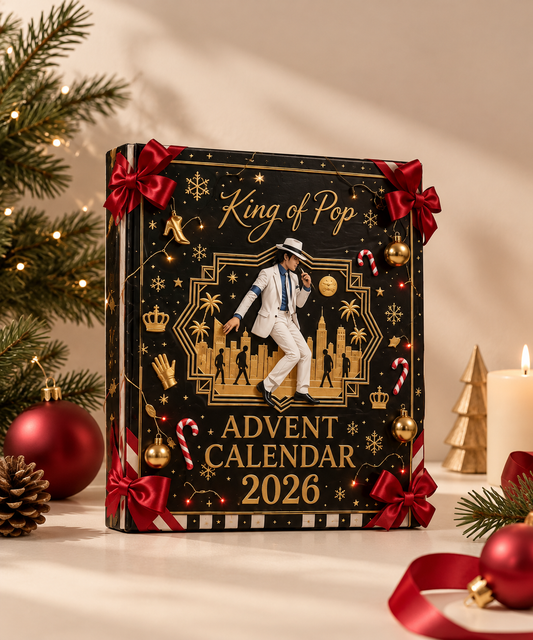 2026 Michael Jackson Advent Calendar box with 24 numbered doors